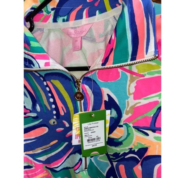 Lilly Pulitzer Exotic Garden Popover Size XS - Picture 2 of 2
